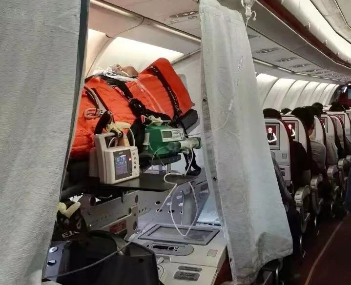 格尔木市跨国医疗包机、航空担架